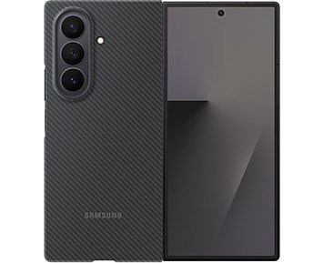 Samsung-Galaxy Fold7 Carbon Shield Case Black-Tynt og slitesterkt deksel til Galaxy Z Fold7-Telecom accessories-Mobildeksler og lommebøker