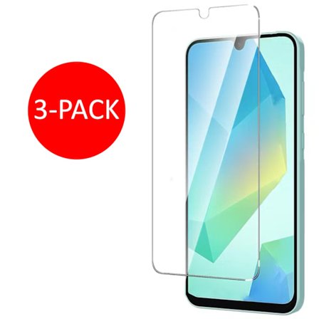 3-pakk Samsung Galaxy A16 Tempered Glass -näytönsuoja Premium