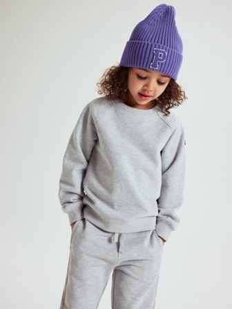 Polarn O. Pyret - Sweatshirt - 110 - Childrenswear - grey