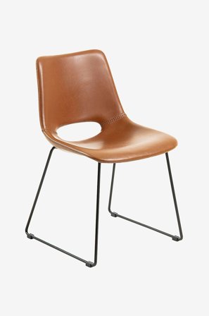 Kave Home - Stol, Ziggy 2-pk - Brun - Stoler - Fra Homeroom