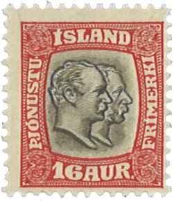 Island 1907 - Tjenestemærke AFA 29 - Postfrisk