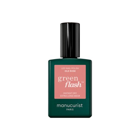 Manucurist GREEN FLASH - Smalto Semipermanente Old Rose 15ml - Smalto Gel e semipermanente