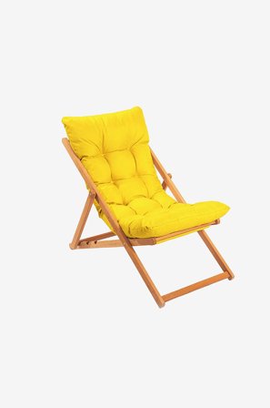 Hanah Home - Trädgårdsstol - Eren - Gul - Utefåtöljer - Från Homeroom
