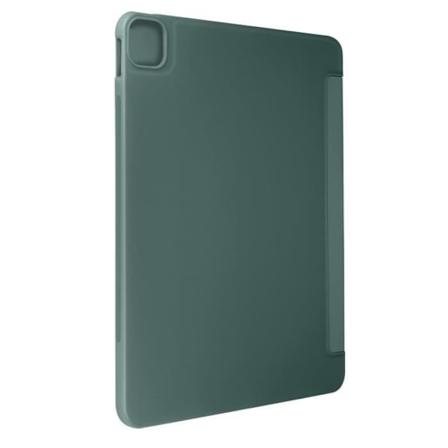 Etui til iPad Pro 13 2024 Foldbar Flip Multi-Position Stand Mørkegrøn Grön