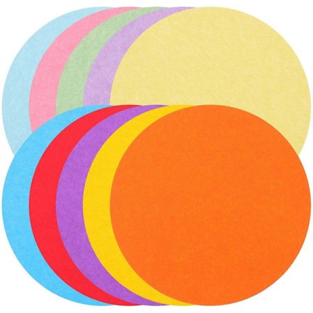 100 ark farvet rundt papir ark folde papir ark origami håndværk papir børn folde papir