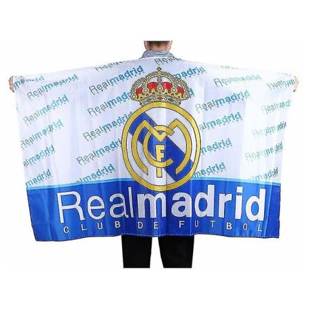 Real Madrid-flagga (VM 2022) (100 % polyester och storlek 86*138)