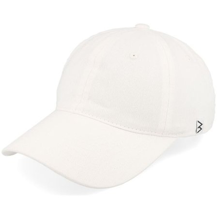 Wei - Vit unconstructed Keps - Wai Washed Cotton Stone Mom Cap @ Hatstore