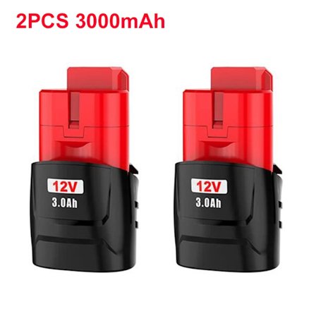3,0Ah/6,0Ah til Milwaukee M12-batteri 12V genopladeligt batteri til Milwaukee M12-værktøj 48-11-2402 48-11-2411 48-11-2401MIL-12A-LI