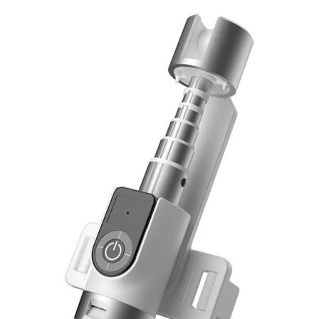 (pow yeah!)TS-Dudao Selfiestick med stativ - Vit