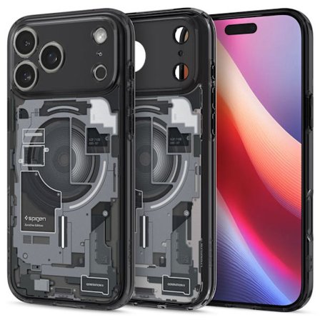 Spigen iPhone 17 Pro Max Skal MagSafe Ultra Hybrid Zero One Svart