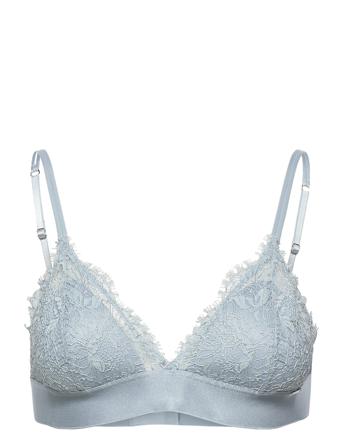 Bra Nora Triangle Bralette Fas Lingerie Bras & Tops Soft Bras Triangle Bras Blå Lindex
