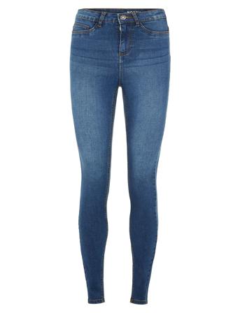 Nmcallie Hw Skinny Blue Jeans Fwd Noos Blue NOISY MAY