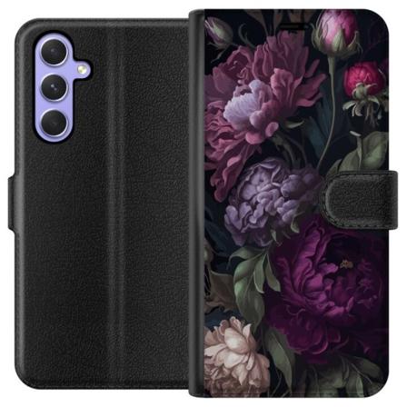 Samsung Galaxy A54 Tegnebogsetui Blomster