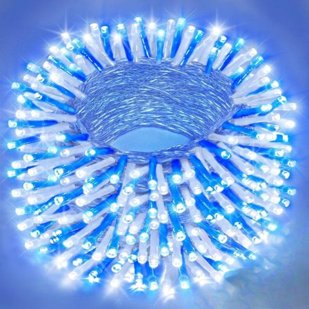 Julebelysning, 200 LED-lys 20 meter, til have- og juletræsdekoration Li
