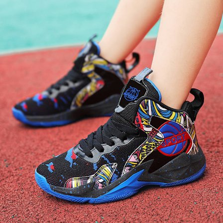 barns andas basketskor HZ-8768 svart