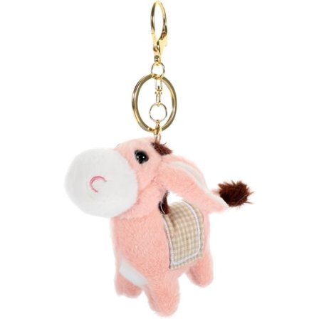 Alsidig Plys Æsel Nøglering Dyrevedhæng til Venner PP Bomuldsvedhæng