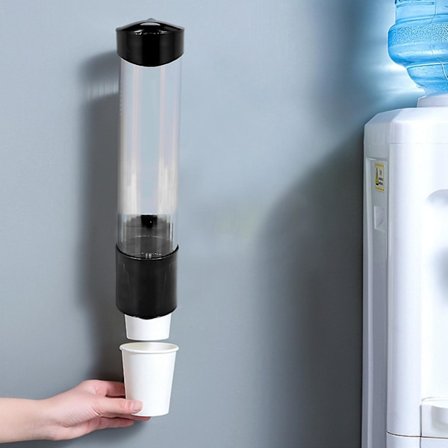 Paperikuppien annostelija muovinen kupinpidike kertakäyttöinen automaattinen teline pölynkestävä ja huuhteluvapaa paperi c