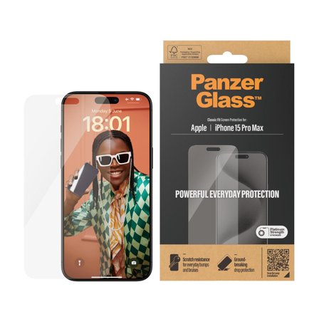 PanzerGlass skjermbeskyttelse for mobiltelefon