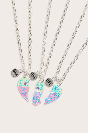 Kappahl | 3-pk. vennskapssmykker Grå ONE SIZE | Grå