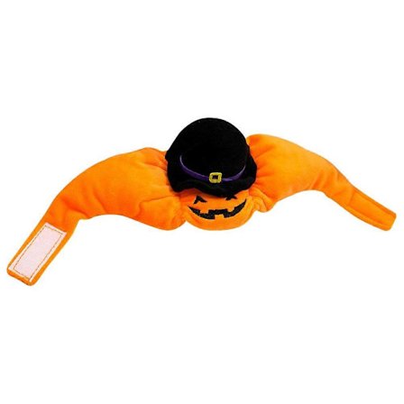 3 stk. Græskar Kattehat Kæledyrskostume til Halloween Fest Orange Farve[YJD]