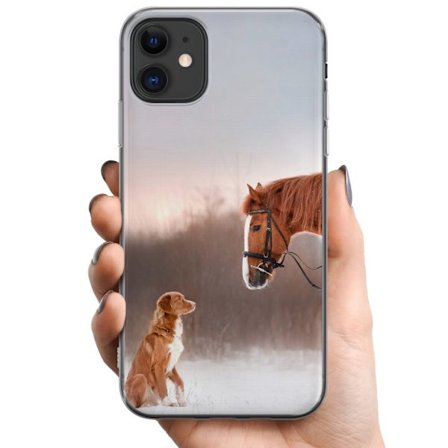 Kompatibelt Mobildeksel til Apple Apple iPhone 11 Hest & Hund