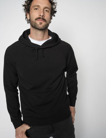 Mos Mosh Gallery Mmgabel Hood Sweat - Black - M