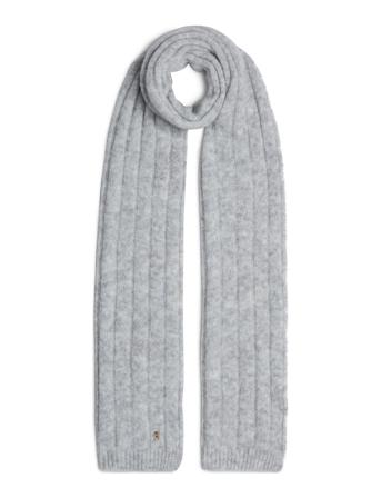 Th Timeless Scarf Accessories Scarves Winter Scarves Grey Tommy Hilfiger