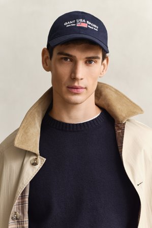 GANT Herren Graphic Cap (ONE SIZE) Marineblau