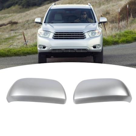 2 stk. Bakspejlsdæksel 87945‐0E900 Venstre og Højre Side Vingspejlsdæksel Udskiftning til Toyota Highlander Tacoma Sienna