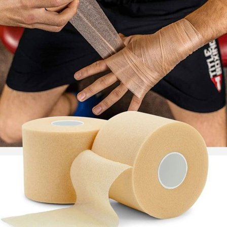 Sport Foam Wrap Mjuk Underwrap Sport Physio Tape Bandage Kropp Gul One Size