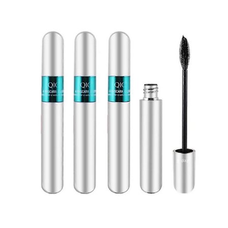 3 kpl 2-in-1 Vibely Mascara 5x Pidempi Vedenkestävä Kosmetiikka Luonnolliseen Pidentämiseen ja Tuuhennukseen Ei Paakkuja Uusi