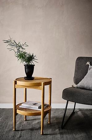 Jotex - Sidobord ø 48 Cm Alm - Rotting Natur HÖLLVIKEN - Köp Sidobord & småbord hos Jotex