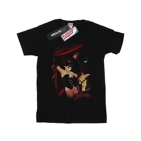 DC Comics Dam/Damer Zatanna Bombshell Cover Bomull Boyfriend T-Shirt