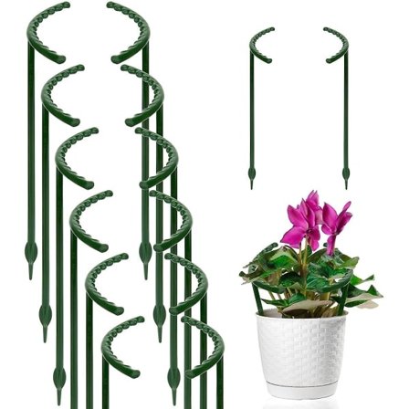 12 st utomhus multifunktionella halvcirkelformade växtstödringar, 15 cm