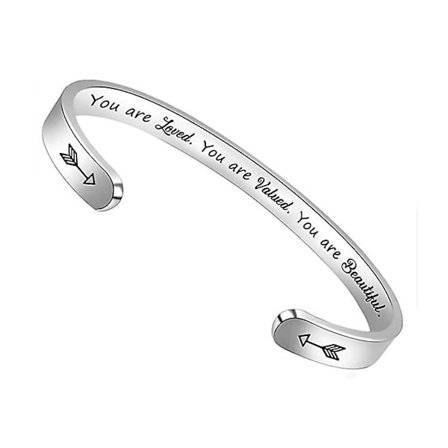 Inspirerande armband för kvinnor, presenter till flickor, examensgåvor, inspirerande födelsedagsarmband, vänskapsarmband, personliga för män