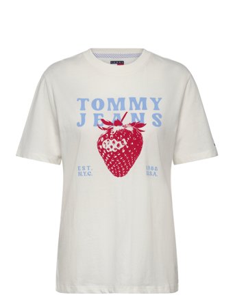 Tommy Jeans | Tjw Rlx Tj Strawberry Tee | XS