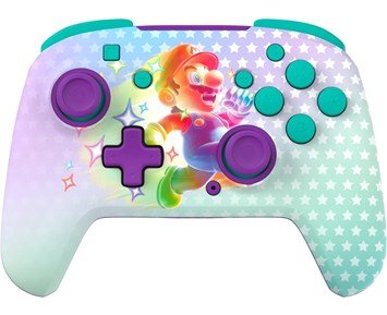 Turtle Beach Rematch Wireless Controller Invincible Mario - Trådlös spelkontroll med unik deign, för Nintendo Switch