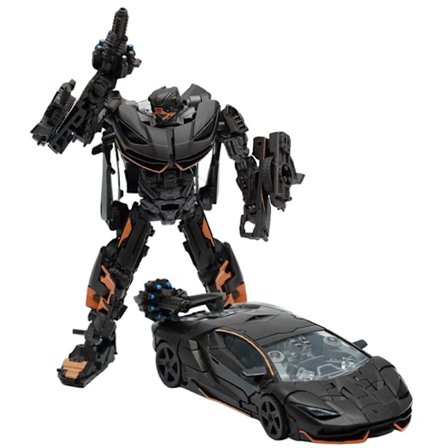 Transforming Hot Rod Robot Car Toy - Alloy Sports Car Action Figure för barn Present 8805