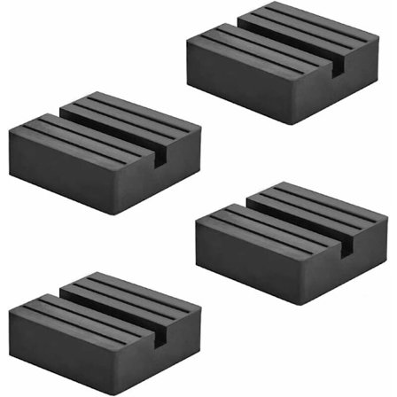 4 stk. Gummi Jack Block Hydraulisk Buffer Pad, Jack Pad Jack Slot