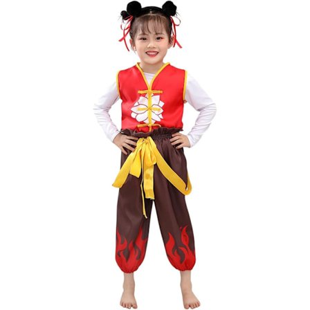 Nezha Cosplay Kostyme Barn Ne Zha Sett Anime Kostyme