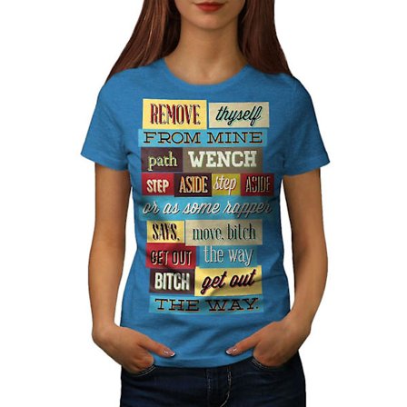 Move Bitch Get Out Kunglig T-shirt för kvinnor