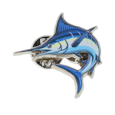 Skillfish - Blau Zubehör - Blue Marlin Fish Pin @ Hatstore