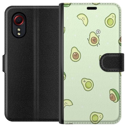 Kompatibelt Lommeboketui til Samsung Galaxy Xcover 5 Glad Avokado