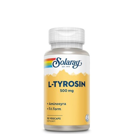 Solaray L-tyrosin Aminosyrer 50 kapsler