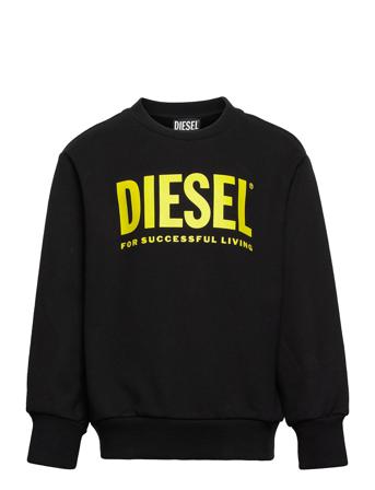 Screwdivision-Logox Over Sweat-Shir Sweat-shirt Genser Svart Diesel