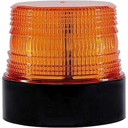 12V LED Trådløs Strobelys Magnetisk Blinkende Nødadvarselslys (Orange)