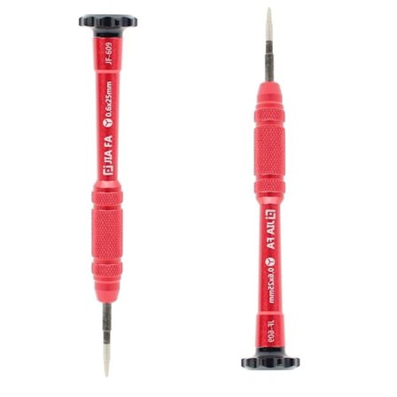 Universel Professionelt 0.6 Tri-wing Skridsikker Skruetrækker Reparationsværktøj - Rød