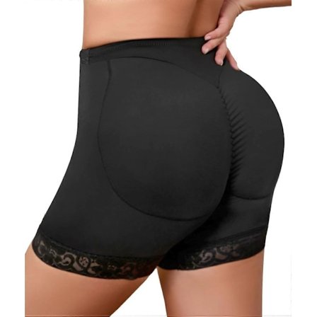 Höft- och rumpkuddar för kvinnor, vadderade Dip Enhancer Bbl Filler Shapewear Shorts för