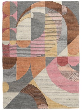 Géometrique Tivoli Tapis - Multicolore 200X300 Laine