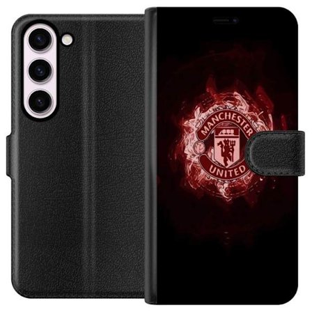 Kompatibelt Lommeboketui til Samsung Samsung Galaxy S23 Manchester United fotball klubb